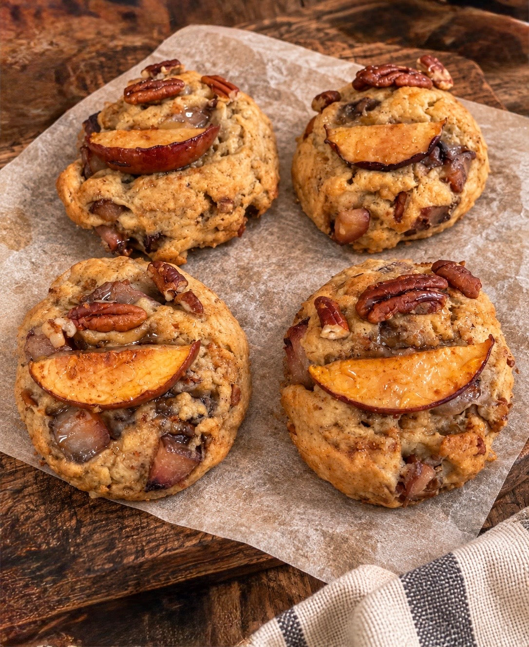 Artisan Peach & Pecan Cookies