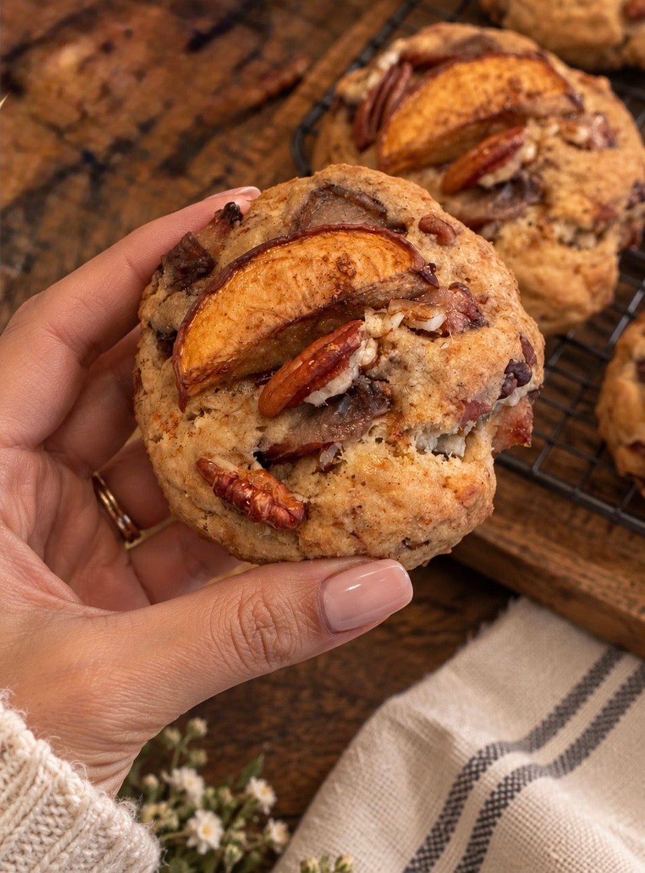 Artisan Peach & Pecan Cookies