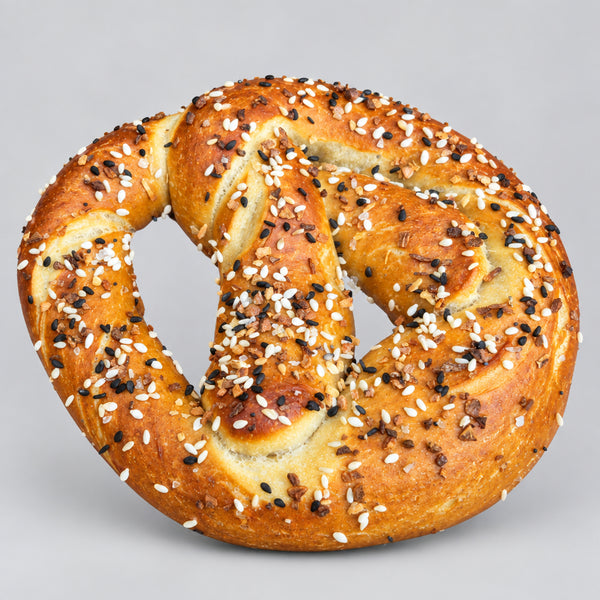 Bavarian Everything Pretzel