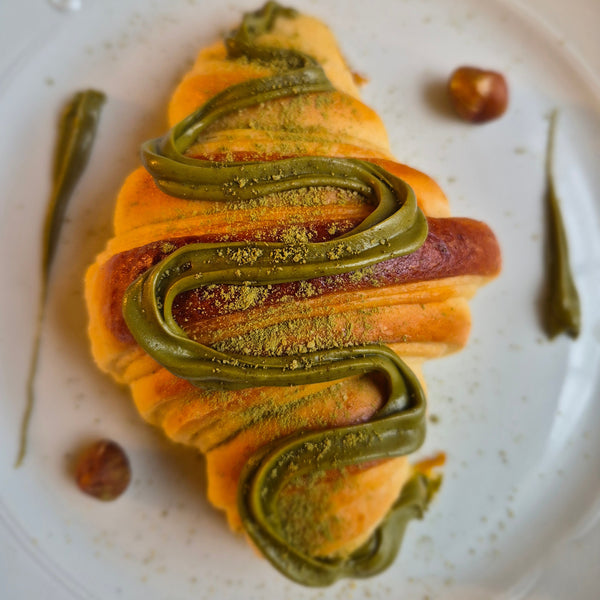 Matcha Hazelnut Croissant